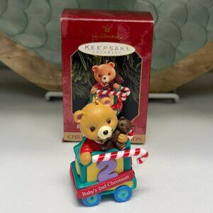 HALLMARK  Baby's Second Christmas Keepsake Ornament 1999
